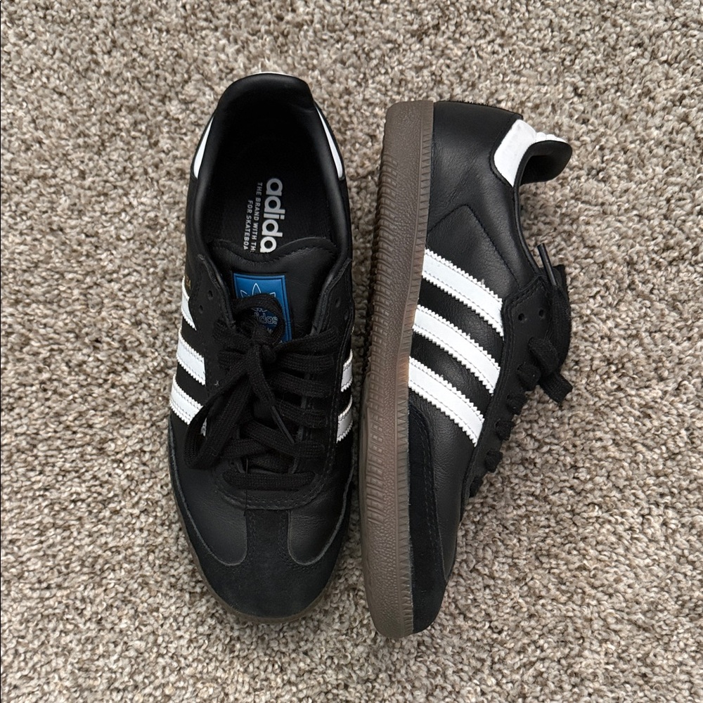 Adidas women Black and White Sneakers